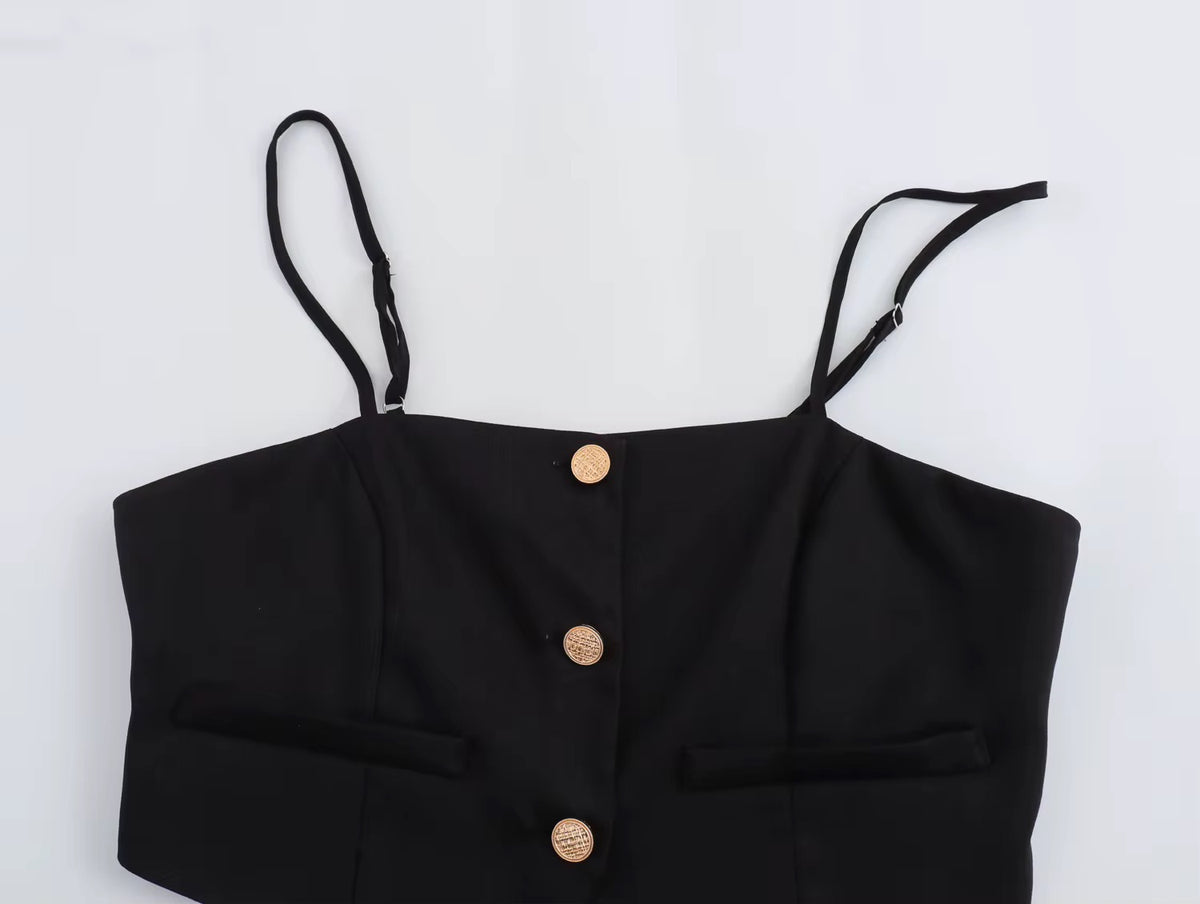 TOP CORTO NEGRO
